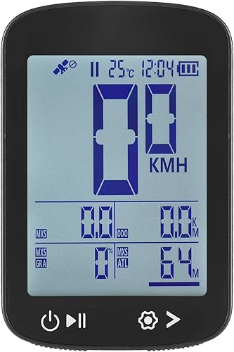 Miniatura 3 de GPS bicicleta ordenador inalámbrico alta pantalla clara 5 estrellas posicionamiento GPS BeiDou GLONASS Galileo QZSS recargable bicicleta odómetro