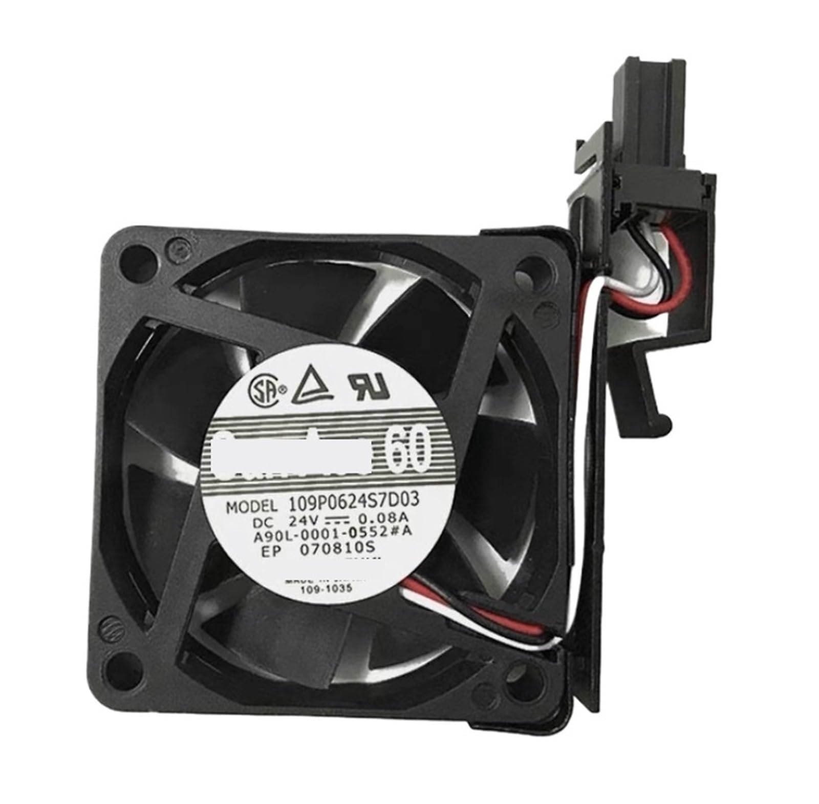 YMUGUEGH 109P0624S7D03 A90L-0001-0552#A Fan 24v 0.08A,60 * 60mm(A90L-0001-0552 A)