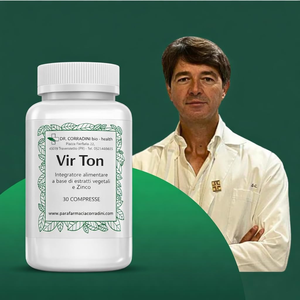 Dr. Corradini Integratore Uomo Forte Potenza e Durata con Maca Peruviana, Tribulus Terrestris alto dosaggio, Guaranà, Ginseng, Damiana e Zinco 30 Compresse