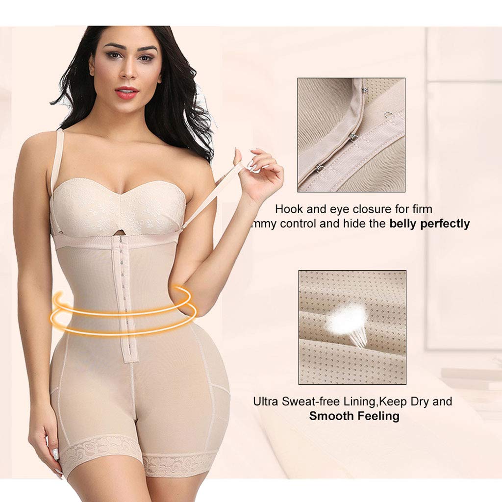Frauen Ganzkörper-Formwäsche Underbust Abnehmen Mitte Oberschenkel Shaper Bauch-Steuer Nahtlose Postpartum Körper Hüftgürtel