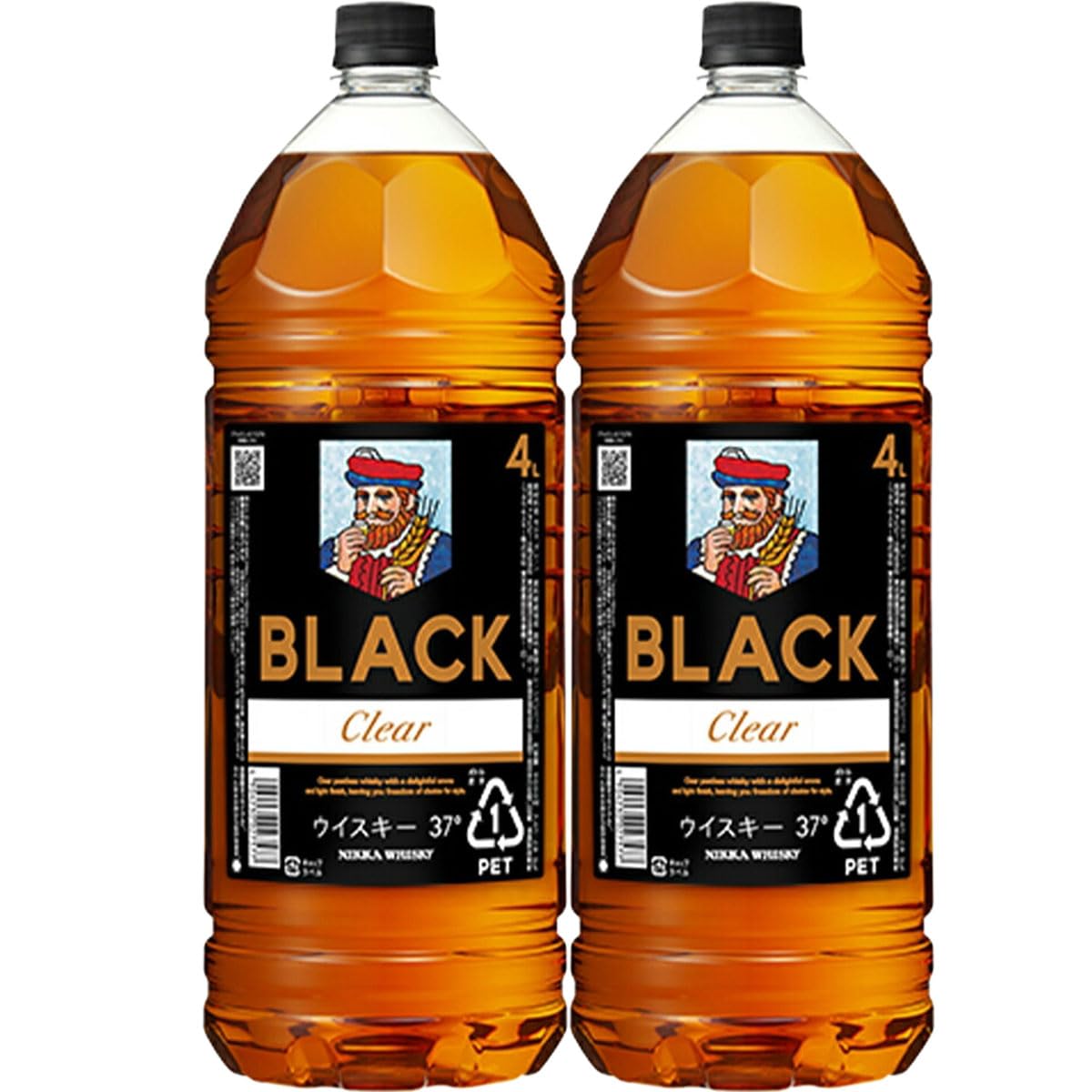 Amazon.co.jp: ［2本セット］ブラックニッカクリア [ ウィスキー 37度