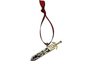 Zeld Link Master Sword & Hylian Shield Shatterproof Christmas Ornaments