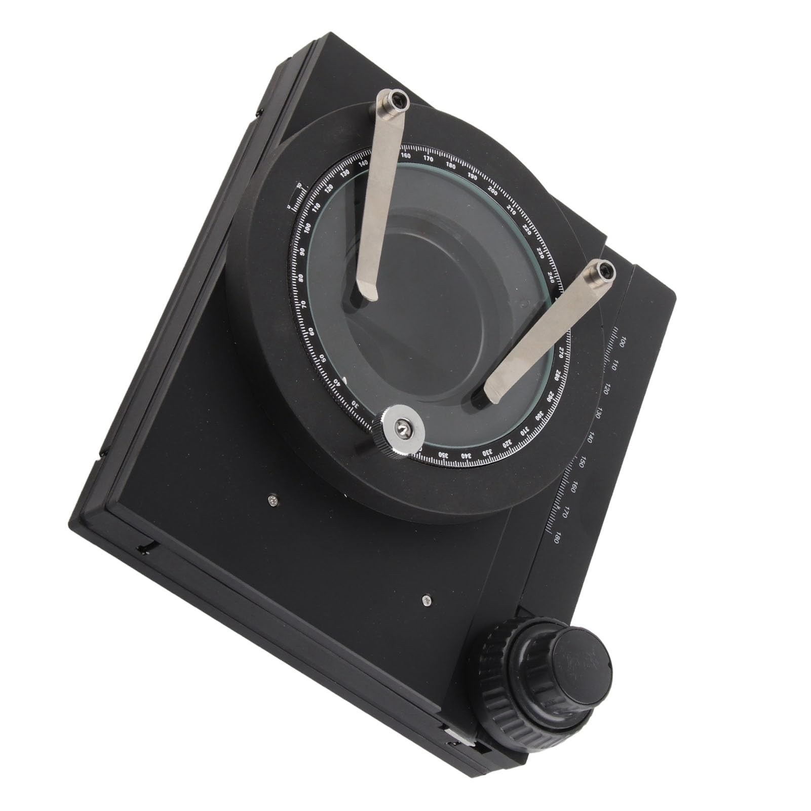 FTVOGUE Microscopio X Y Plataforma de Microscopio de Aleación de Etapa Móvil con Lente de 3,7 Pulgadas Recorrido de 60 X 55 Mm Escala de 1 Mm para Estéreo Cámara Industrial Medición de Laboratorio