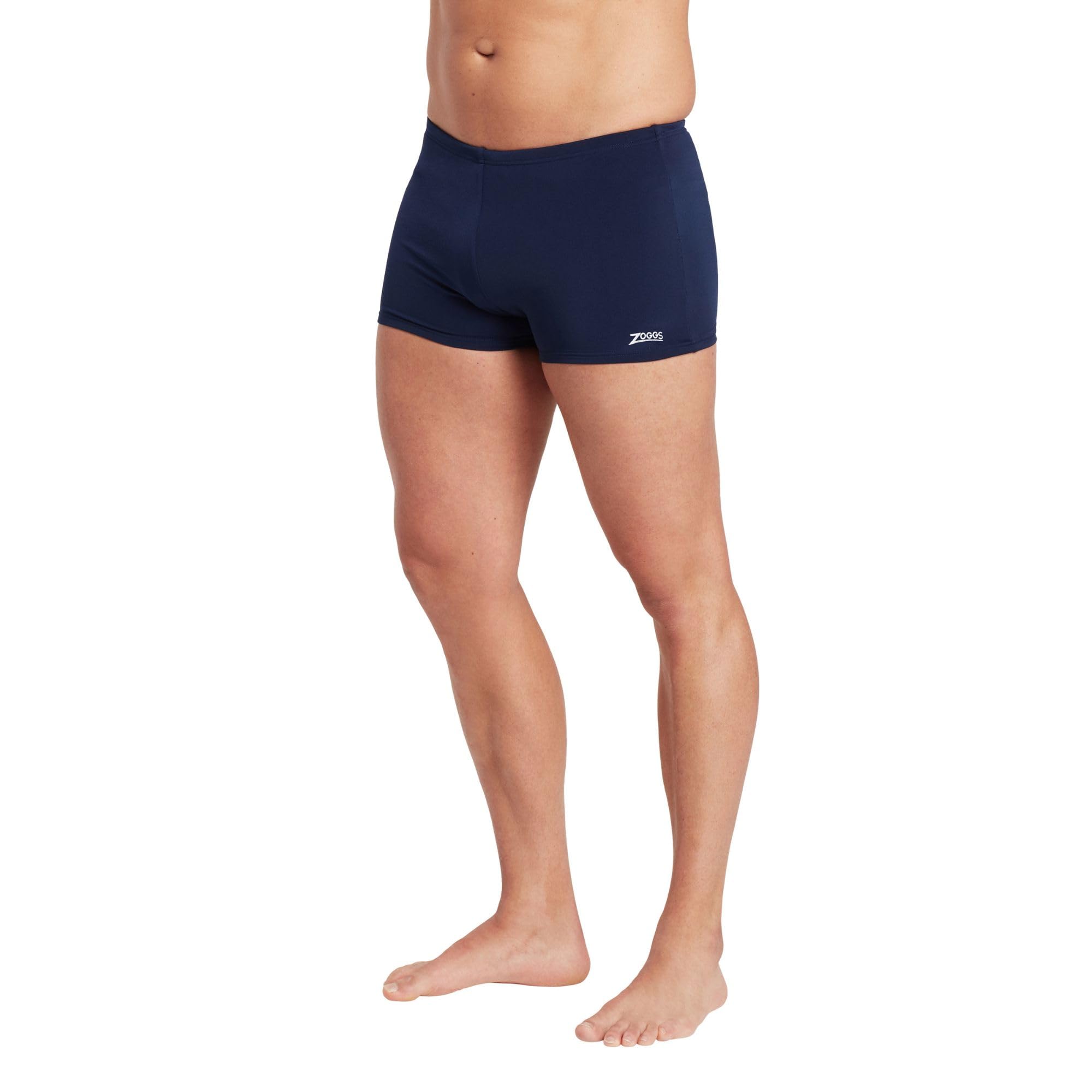 Zoggs Men's Cottesloe Hip Racer Swim Trunks, Navy, 40 UK