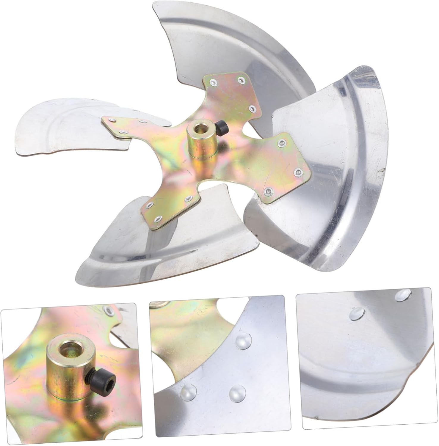 Alipis Industrial Ventilation Fan Blade Aluminum Alloy Fan Blade Replacement Silent Operation