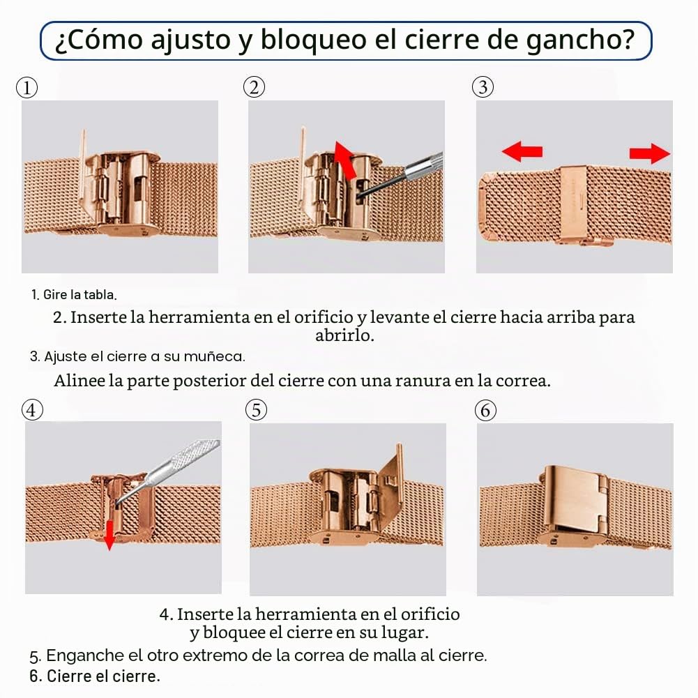 OLEVS Mujer Reloj, Ultrafino Pulsera de Malla de Acero Inoxidable Números árabes, Analógico Cuarzo Resistente al Agua, Amor Fecha Vestido Mujer Relojes