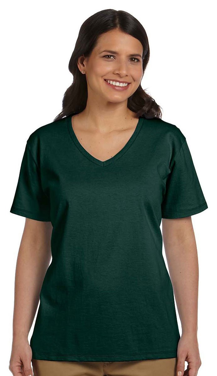 Hanes Relaxed Fit Women's ComfortSoft® V-neck T-Shirt