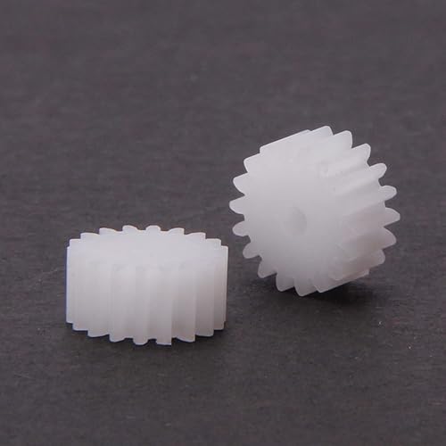 Miniatura 6 de Othmro Engranajes de plástico 18 dientes modelo 182A engranaje de reducción engranajes de gusano de plástico para RC coche robot motor