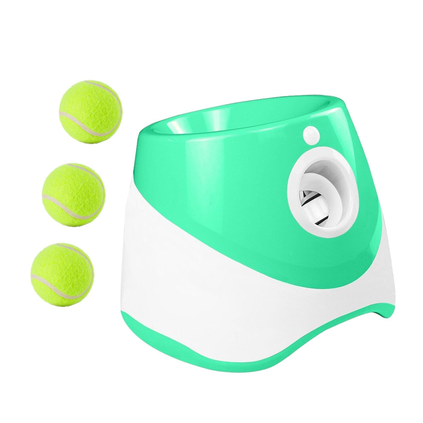 Colcolo Distributeur de balles pour Chiens, Jouet interactif pour Chiens de Taille Moyenne et Petite, Vert
