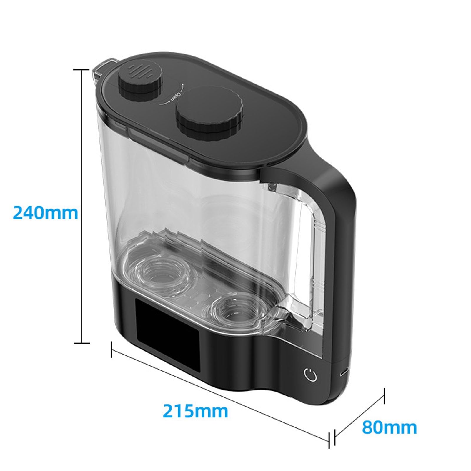 2L Generador De Agua Rica En Hidrógeno Molecular Con Pantalla Táctil LED Máquina De Ionizador De Agua De Hidrógeno Modo Dual Hacer Contenido De Hidrógeno Hasta 2000 Ppb Para El Hogar Oficina Usar