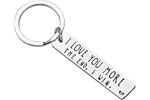 PLwelth I Love You Keychain for Couples Husband Wife