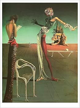 Amazon.com: ZENDA Salvador Dali Wall Art Dalí Women with A
