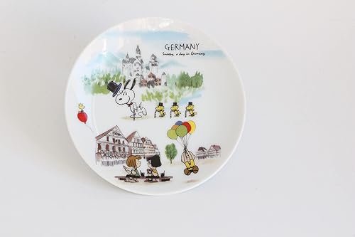 Vista 3 de Alemania México Snoopy Mini plato, juego de 2 patrones