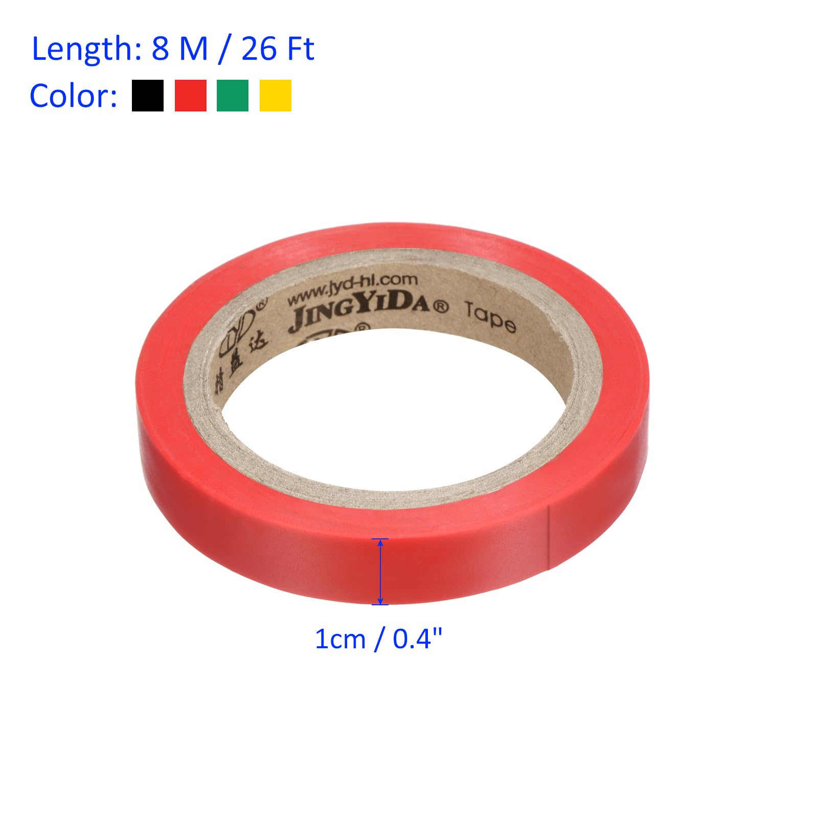 M METERXITY 4 Pack Racquet Overgrip Tape, Badminton Tennis Racket Grip Finishing Tapes Wrap Tape Sticky Non-Slip - Image 3