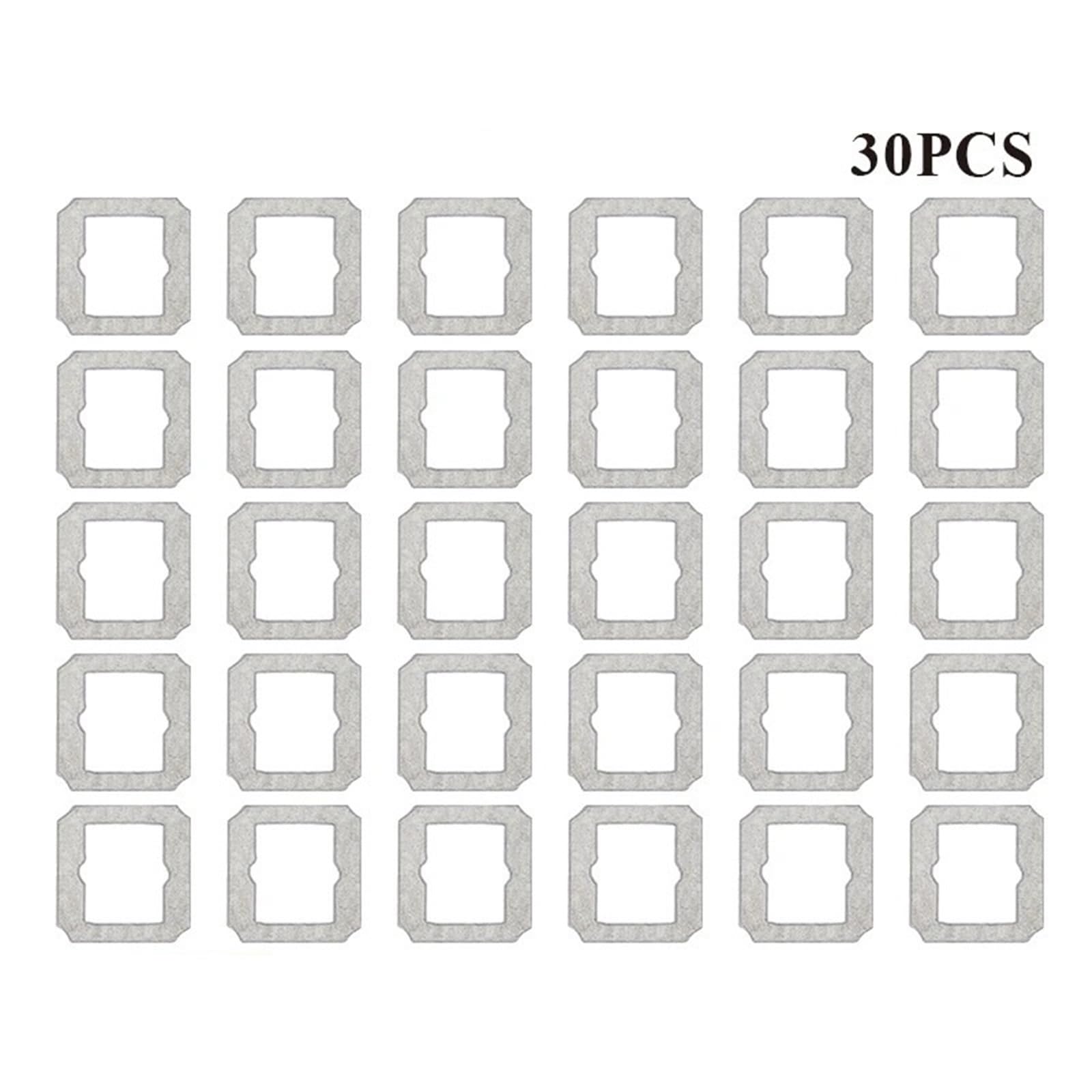 Accessori For Robot Lavavetri, Compatibili Con Ecovacs, Compatibili Con Winbot, Mini, W-CC02-0012, Panno/mocio For Lavavetri Automatico, Parti Di Ricambio(30pc)