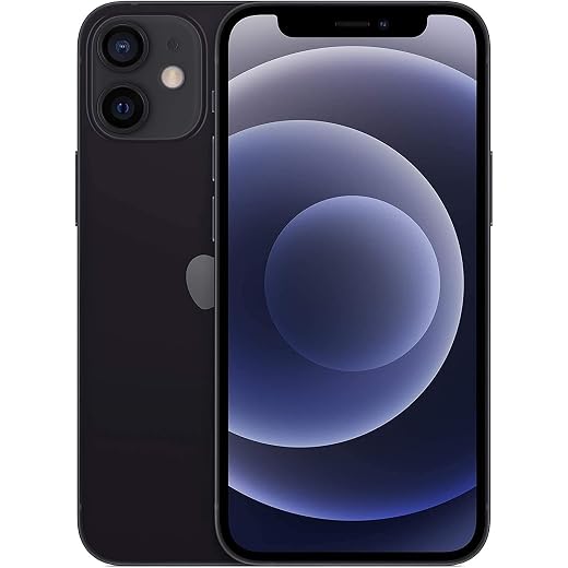 iPhone 12 Mini, 256GB, Black (Renewed)