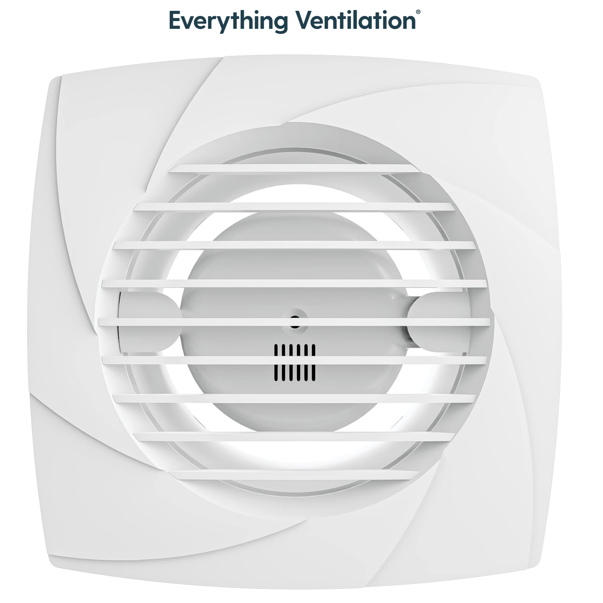 Everything Ventilation Low Profile Axial Bathroom Extractor Fan, White - Image 4