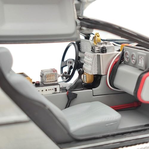 Miniatura 8 de HW 118 Elite para Volver al Futuro Time Machine Ultimate Edition BCJ97 Modelos de coches fundidos a presión Colección Hobbies Regalos