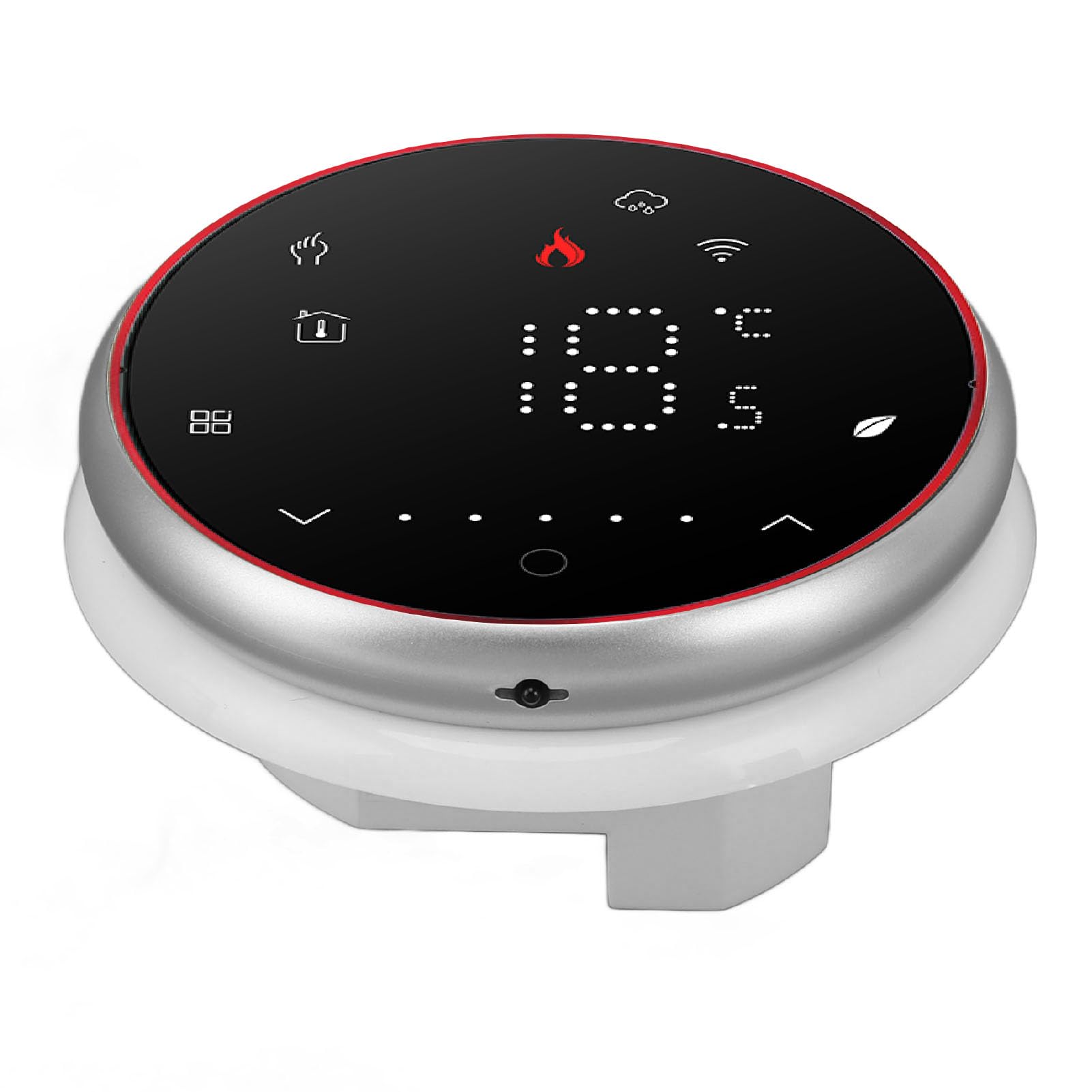 Inteligentny Termostat Programowalny Termostat WiFi AC95 do 240V 16A Sterowanie Dotykowe LED Od 41 do 95 Stopni Fahrenheita Harmonogram 7-dniowy Sterowanie Głosowe za pomocą Aplikacji