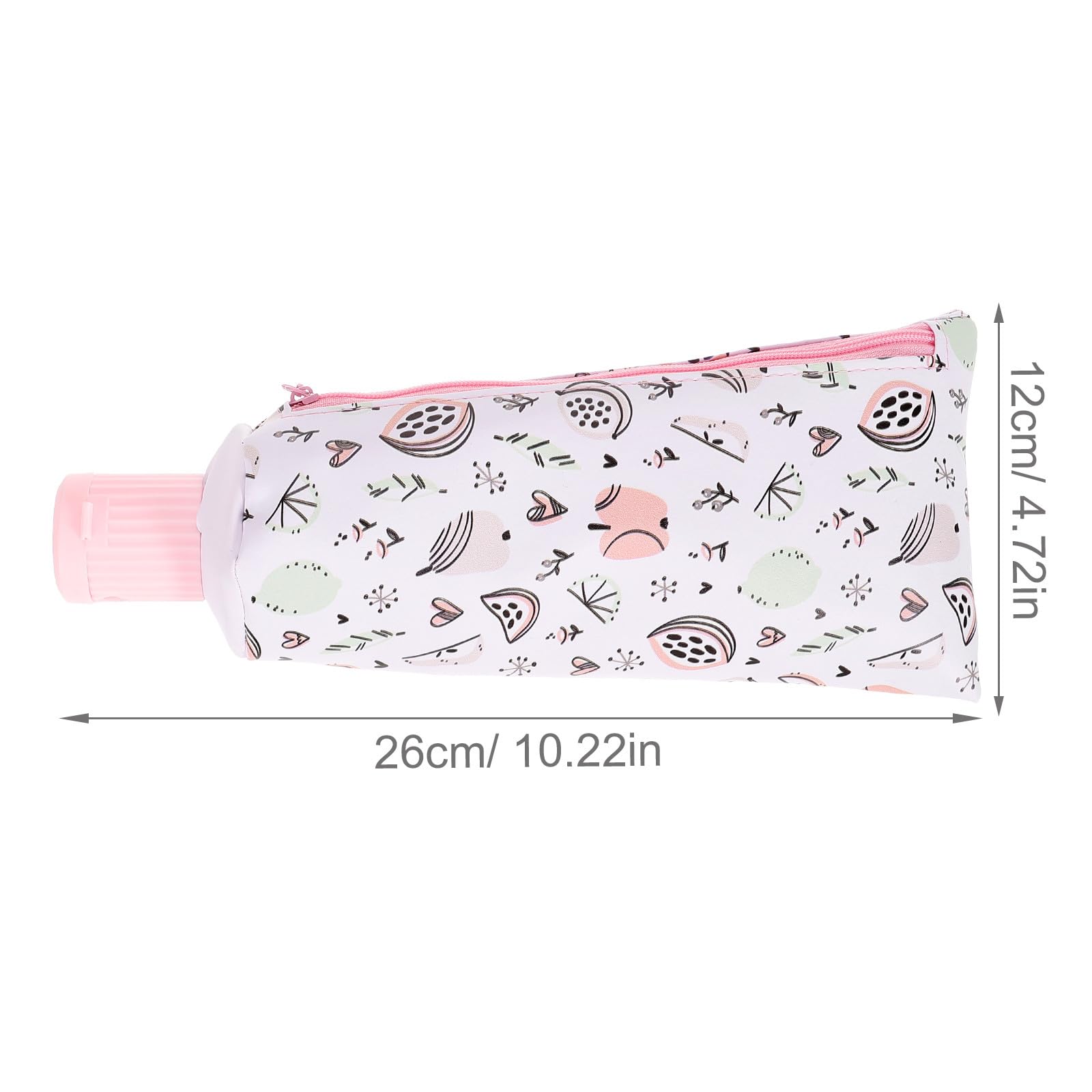 Trousse à Crayons Paquet de Rangement Pratique et Portable Design Compact et Cartoon en Cuir pour Stylos et Pinceaux, Classe Voyages