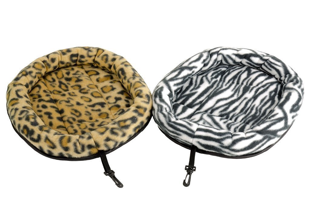 (2 Pack) Ware Manufacturing Fuzz-E-Bed Safari Sleepers, Large, Colors May Vary 2
