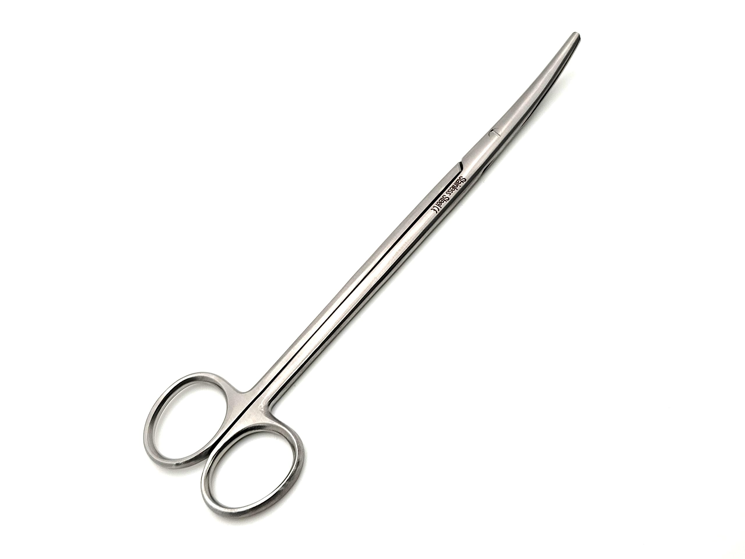 Metzenbaum Dissecting Scissors with Gold Rings- Long Slim Precision Scissors made of Medical Grade Premium Quality Stainless Steel (7" Curved Silver) — Amazon image 8