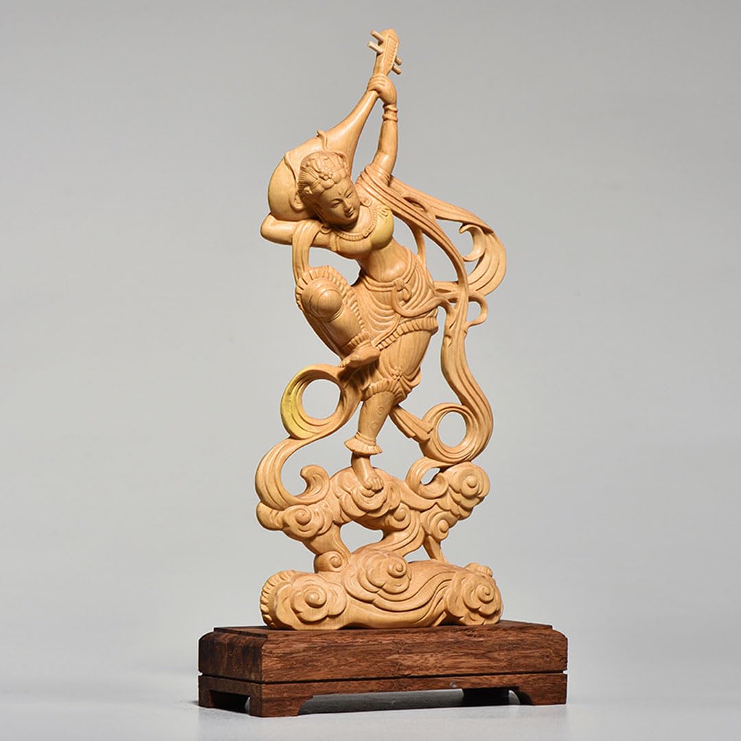 Amazon.co.jp: 【dsdsad】木彫り天女像 Beautiful Girls 高級