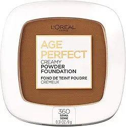 L'Oreal Paris Base Em Pó Cremoso Age Perfect Compacto, 0,31 Onça 360 Siena