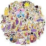 Rapunzel Cartoon Stickers for Kids and Teen, Cute Stickers for Water Bottle, Skateboard, Trendy...