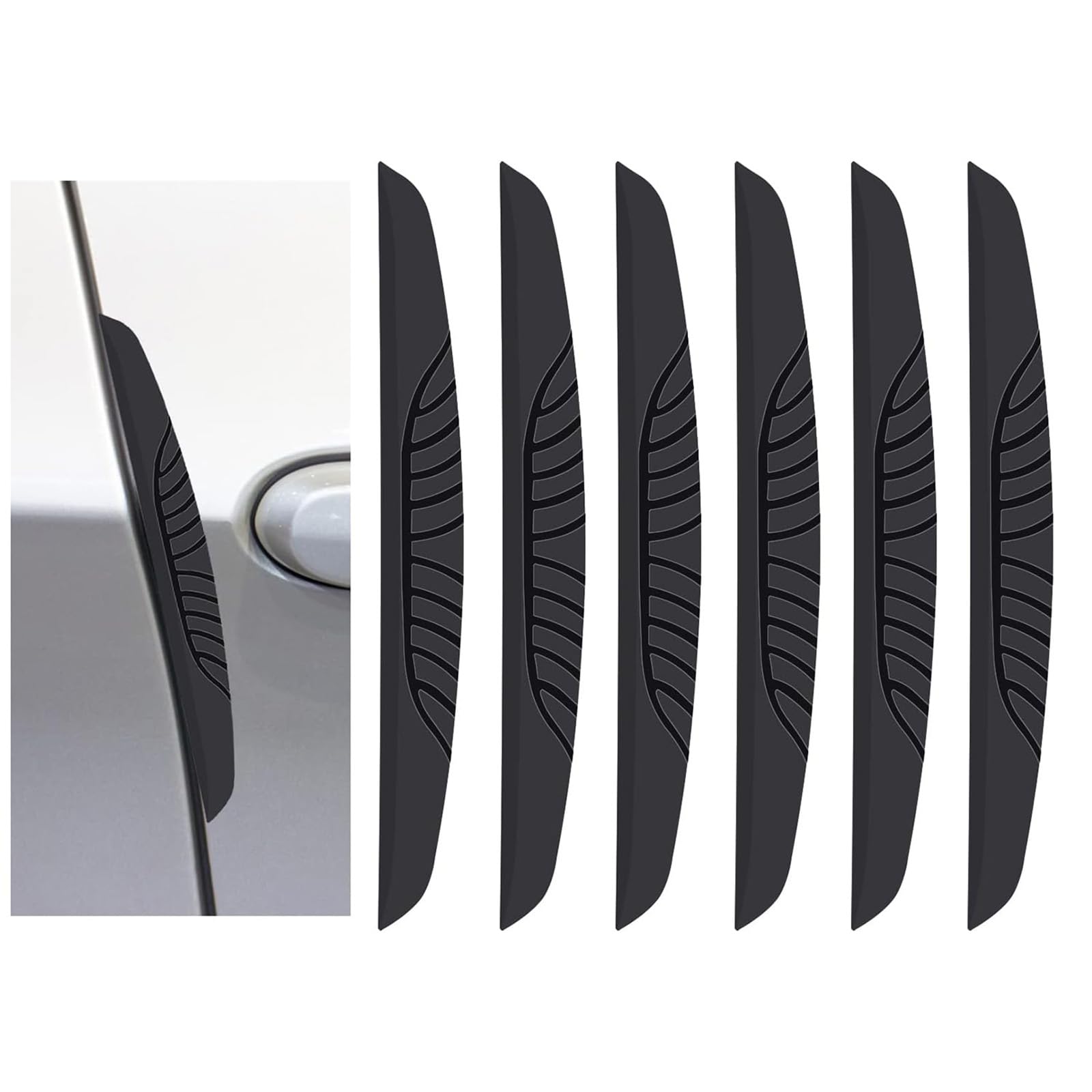 XCVFSRW Car Door Edge Guard Protector, for Benz Vito W638, W639 (1996-2014) Anti-Collision Scratch Rubber Strip Bumper Trim Wing Mirror Wing Shielding,A