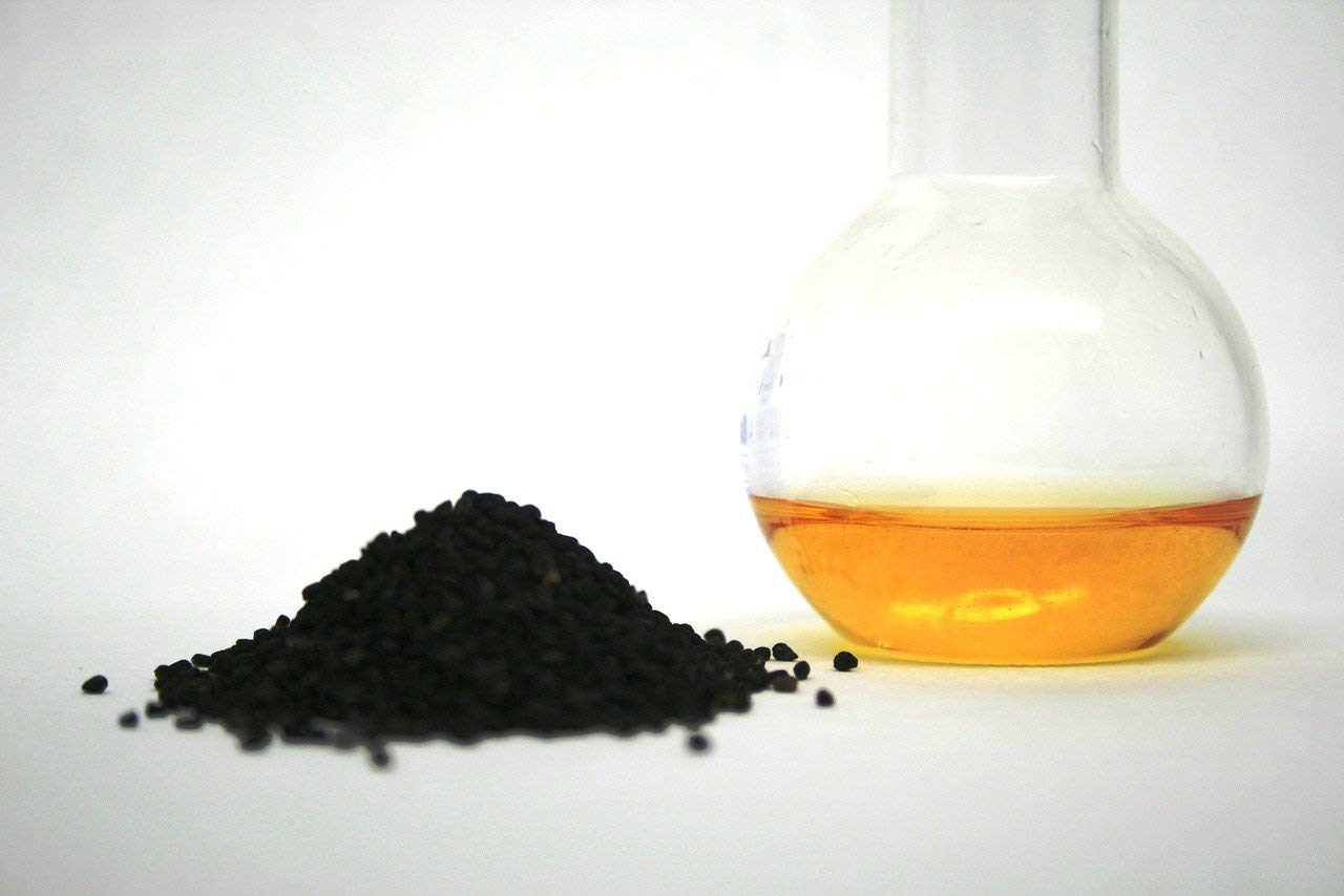 ATC Vital olej czarnuszki tłoczony na zimno olej z prawdziwych nasion Nigella Sativa – łagodny smak – naturalny – bez dodatków – tylko w fioletowym szkle 1000 ml – 1 l (2 x 500 ml))