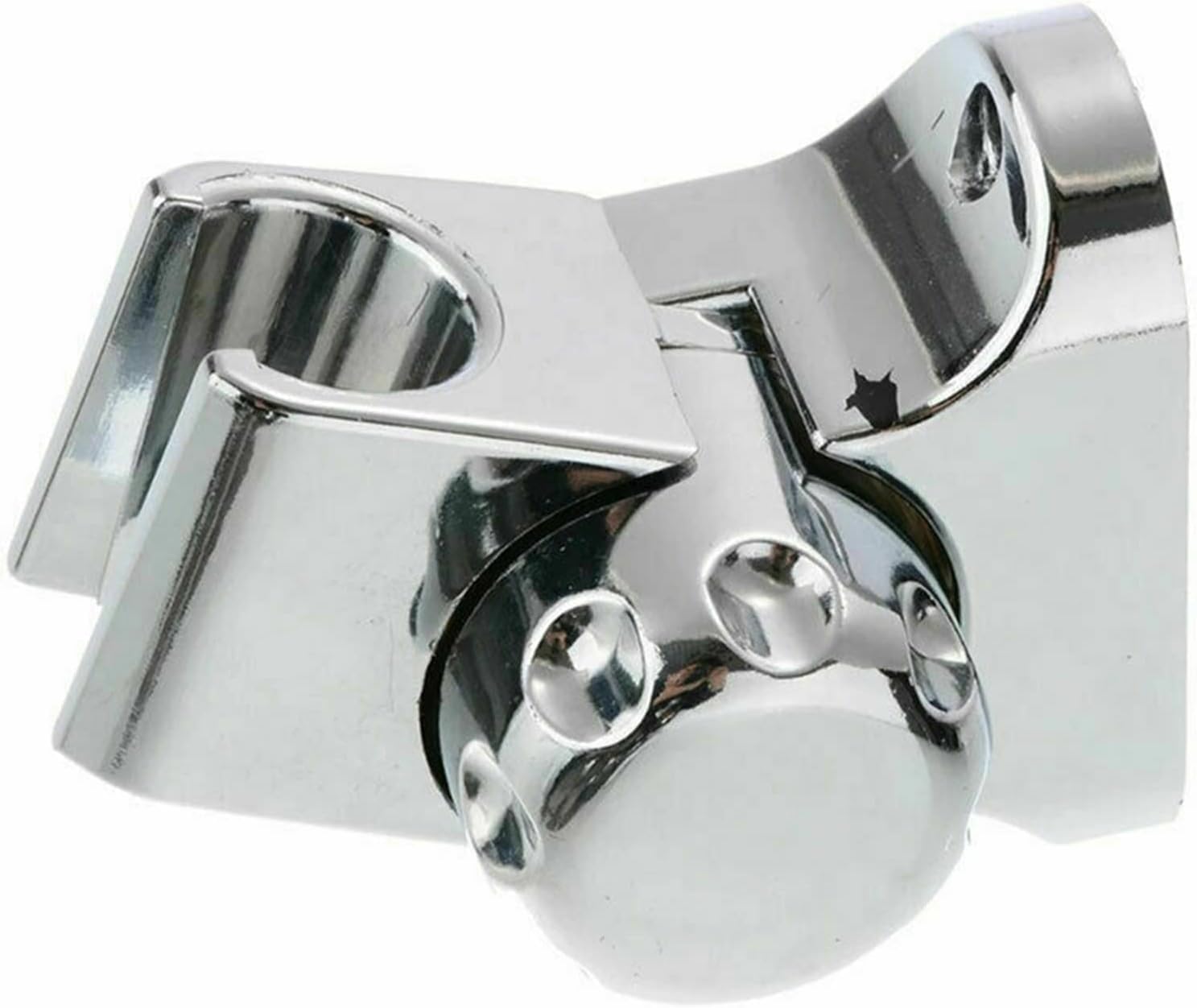 Mkauyycb Silver Shower Wand Holder Showerhead Bracket, Universal Adjustable Handheld Bathroom Mount