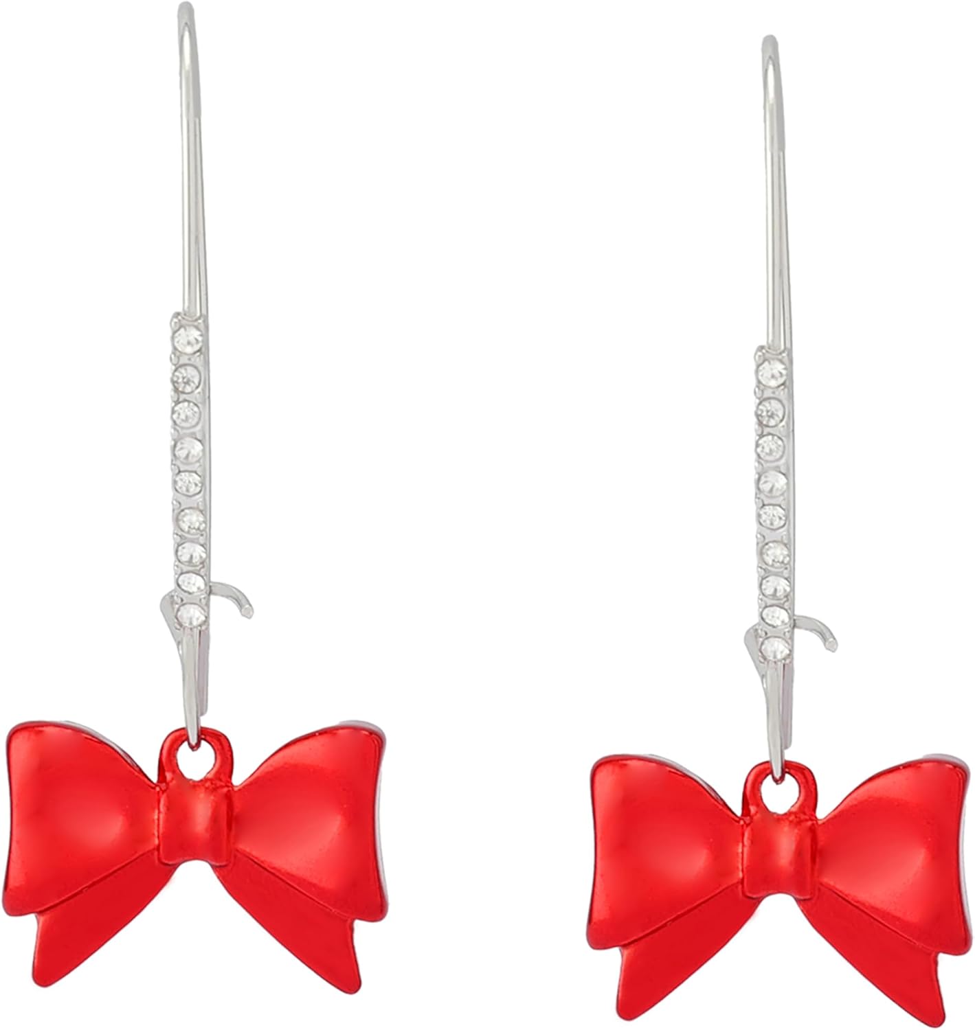 Betsey Johnson Women's Kick Off Bow Dangle Earrings - Image 2