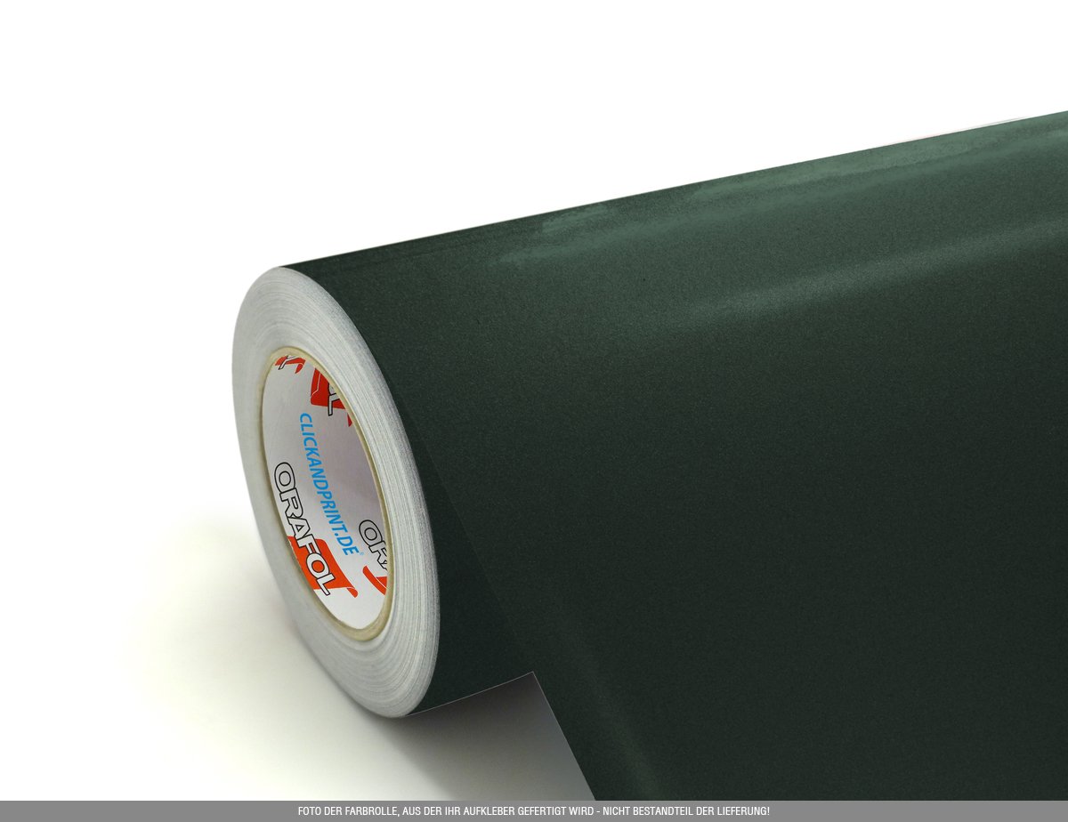 Aufkleber » Dieses Chaos ist streng nach Feng-Shui ausgerichtet, 190x80,3cm, Metallic Tannengrün • Dekoaufkleber/Autoaufkleber / Sticker/Decal / Vinyl