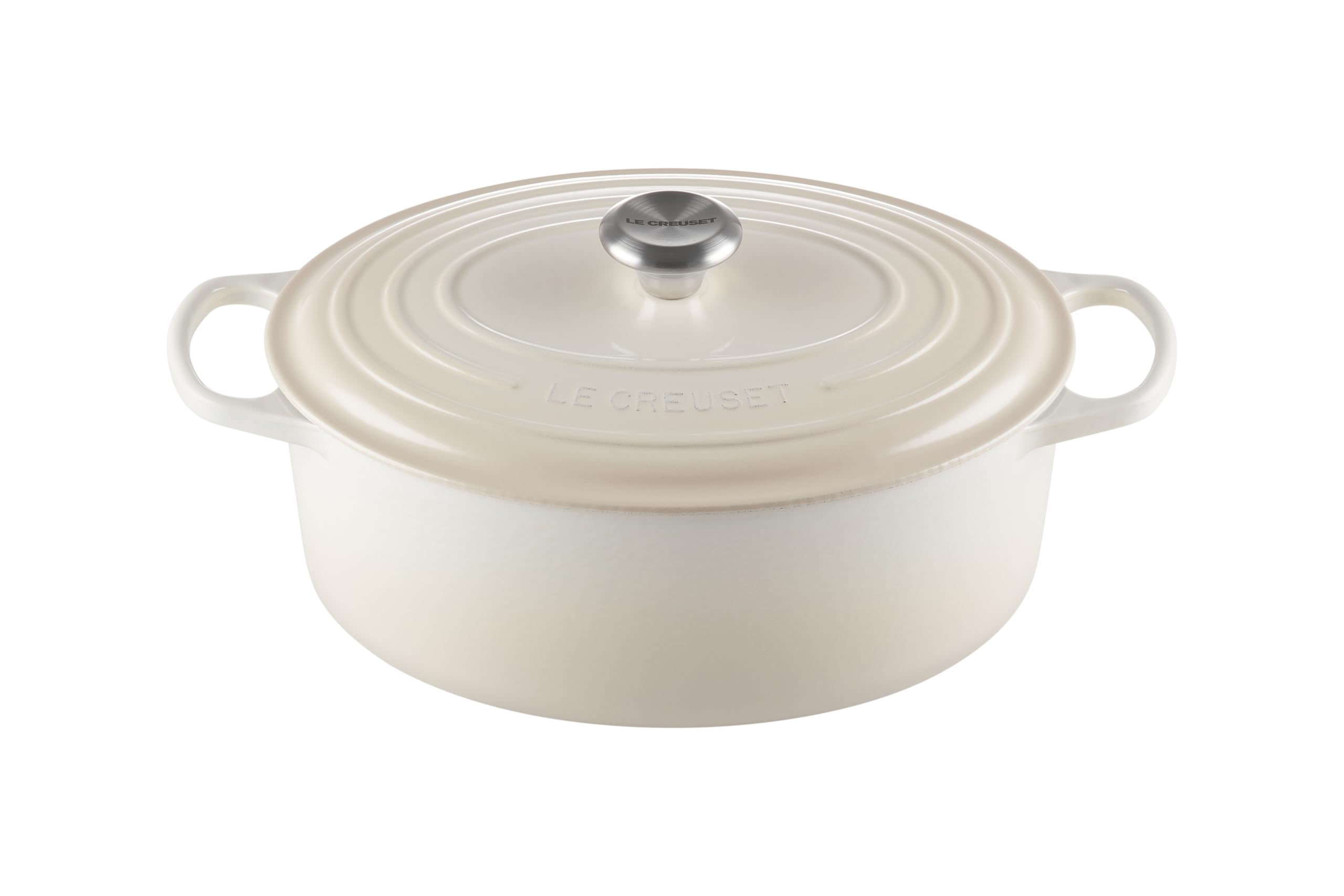Le Creuset Signature Enameled Cast-Iron Oval Dutch Oven, 6.75-Quart, Merenge
