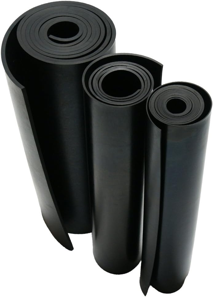 Rubber-Cal - Neoprene - Commercial Grade - 60A - Rubber Sheet - 3/4" Thick x 36" Width x 12" Length