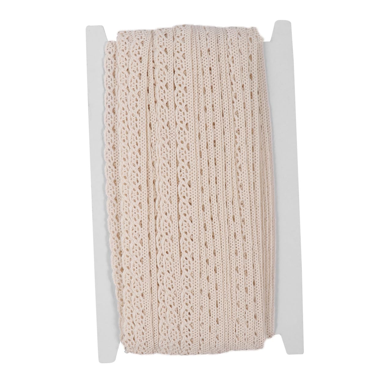 Tofficu 2 Rollos Accesorios de encaje adorno de encaje de bricolaje ribete de de tela mantel retro cortinas curtains artesanía de costura DIY cortina de decorativo algodón