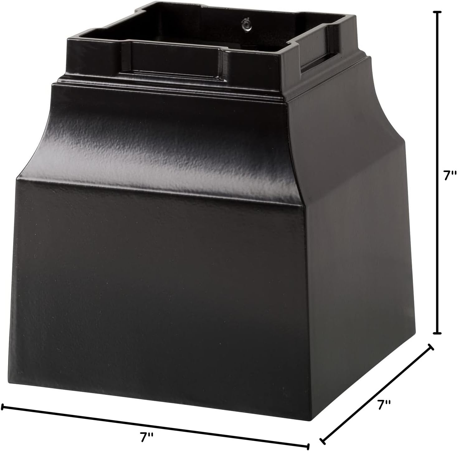 Whitehall 16248 Aluminum Balmoral Post Cuff in Black