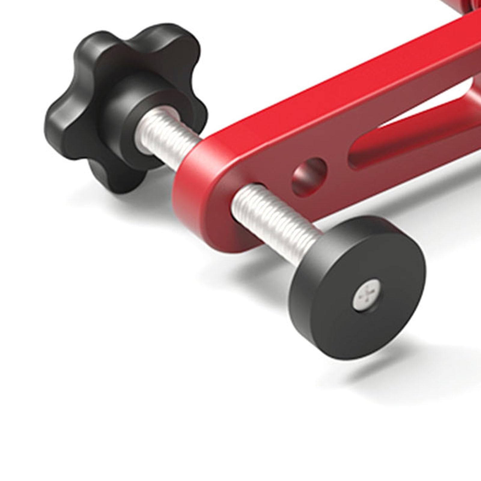 Sxhlseller Ensemble de Pinces pour Chien D'établi 20 Mm, Pince de Maintien pour le Travail du Bois en Alliage D'aluminium pour Table MFT, Gabarit de Pression Réglable avec Broches de