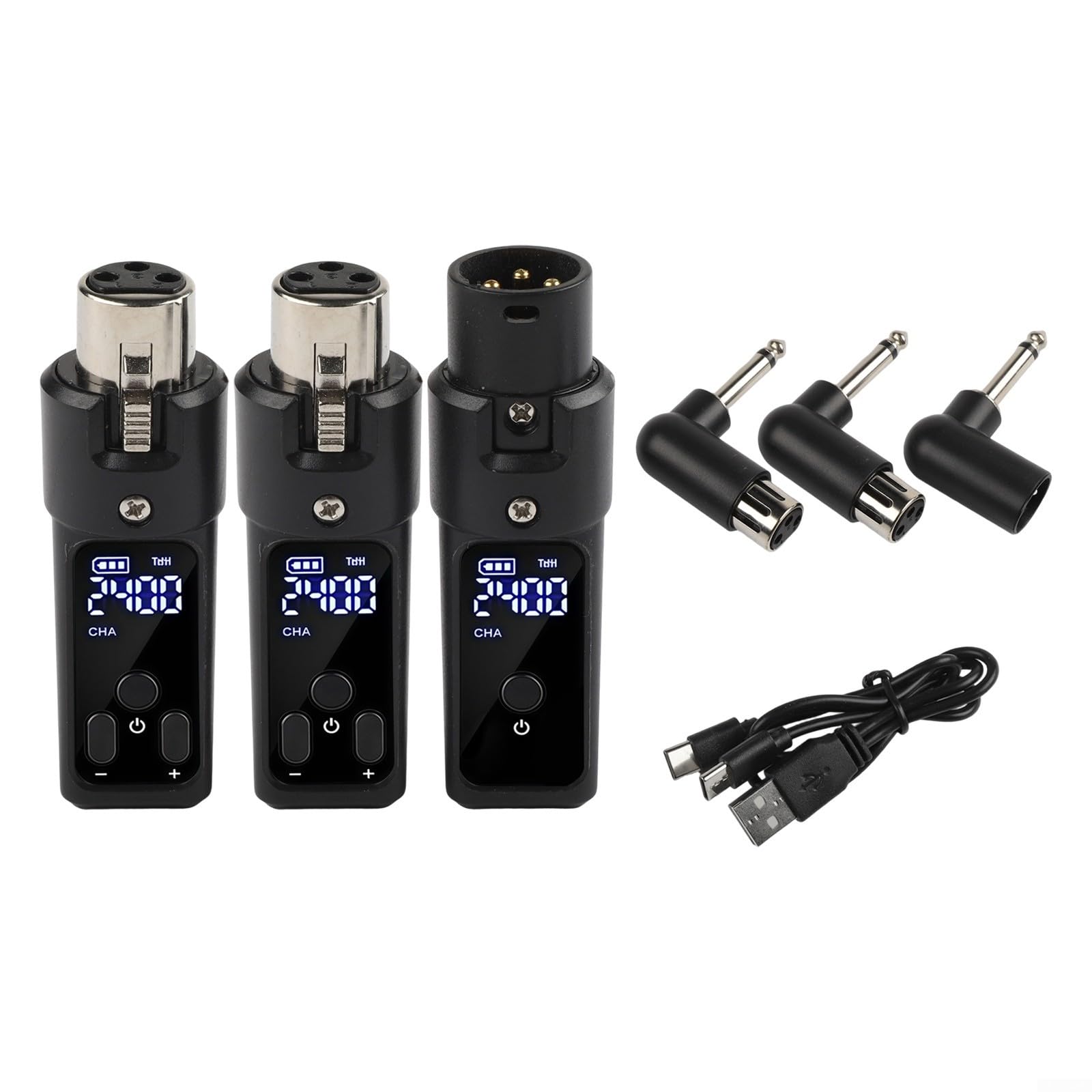 Microfono Wireless XLR per Dinamici 30m Microfono Wireless(2 for Dynamic)