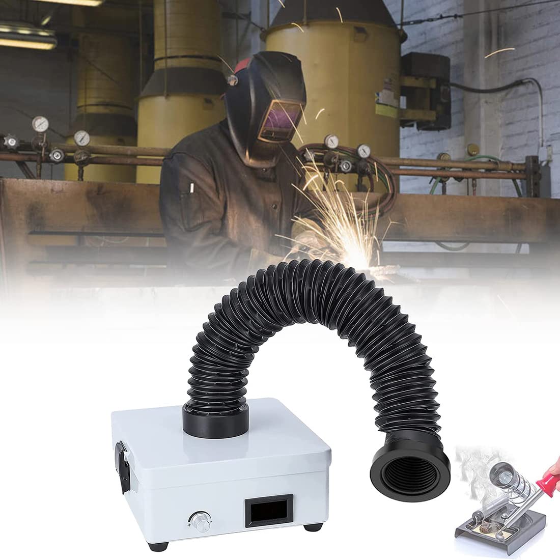 Buy Solder Smoke Absorber, 3 Stage Filtration Fume Smoke Absorber, 135W