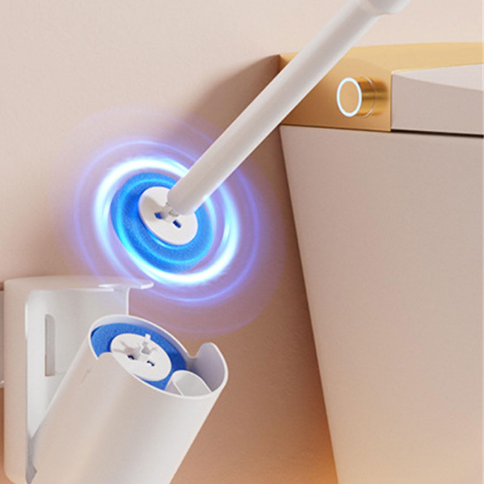 Detergente elettrico per WC a parete, potente soluzione detergente per un'igiene senza sforzo, ideale per uso domestico e bagni pubblici, facile da installare