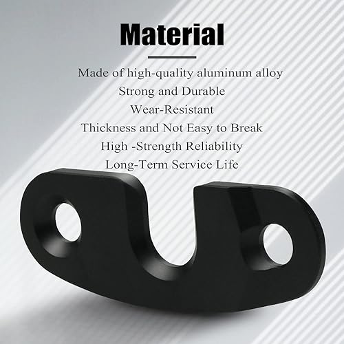 Miniatura 2 de Kit de reparación de visera solar, actualización de aluminio compatible con Wrangler JK Gladiator 2018-2022 (paquete de 2), grande