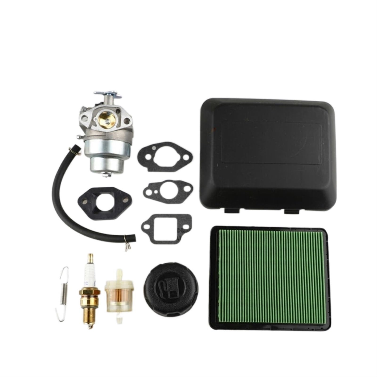 Conjunto de carburador para automóvil GCV160 GCV160A GCV160LA GCV160LAO GCV160LE Tapa del Filtro de Aire y Combustible para bujía Tapa de Aceite y Gasolina