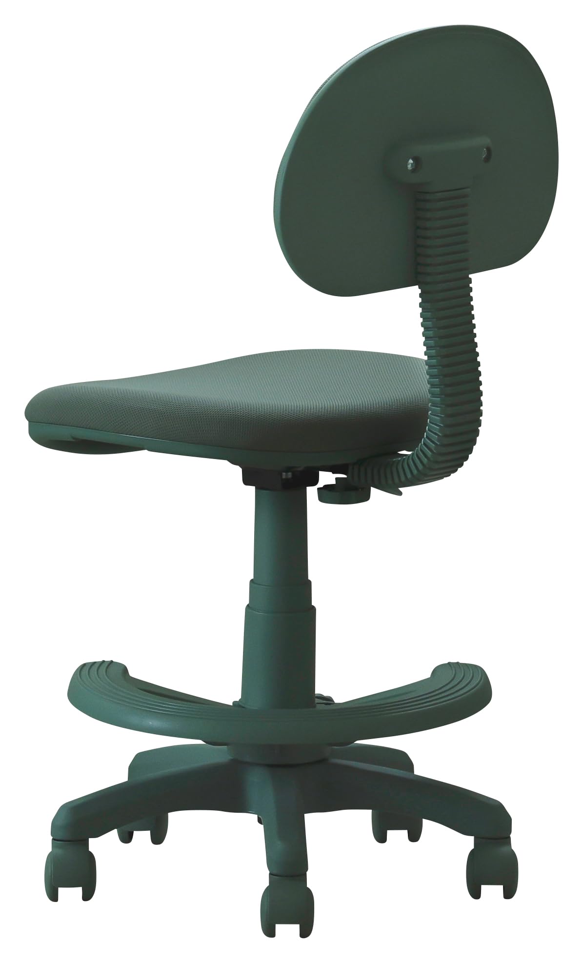 Sekikagu 430398 Skip Study Chair, Fabric, Green