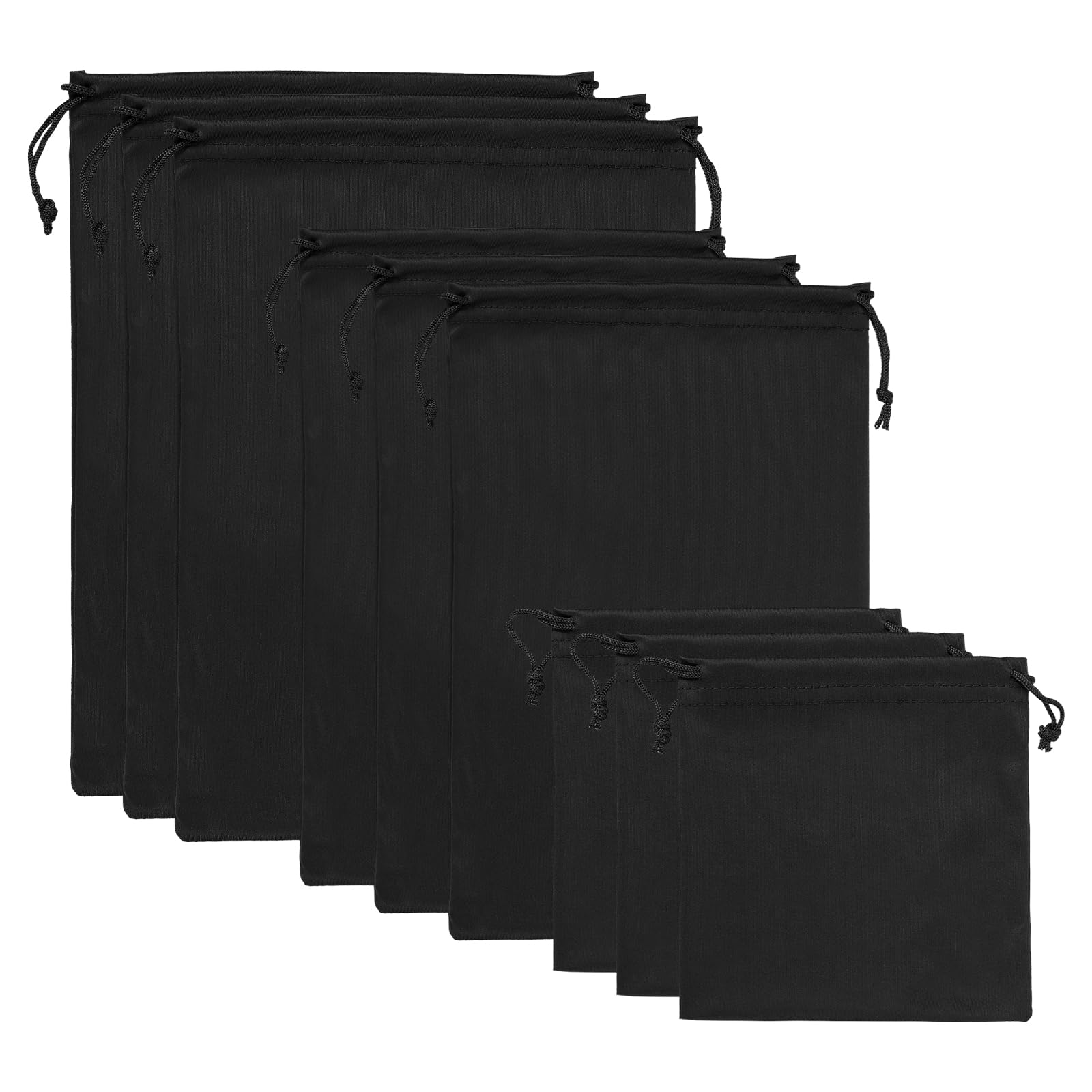 PATIKIL Ski Goggle Bag, 9 Pack Microfiber Pouch Protective Storage Case Sleeve, (5.9