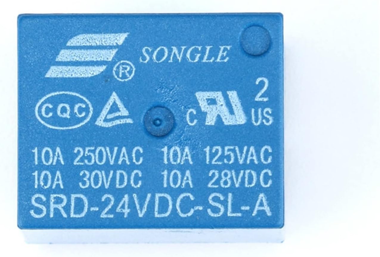 100PCS/lot Relays SRD-05VDC-SL-A 5V 10A 250VAC 4PIN T73 RD-24VDC-SL-A RD-12VDC-SL-A 24V 12V Power