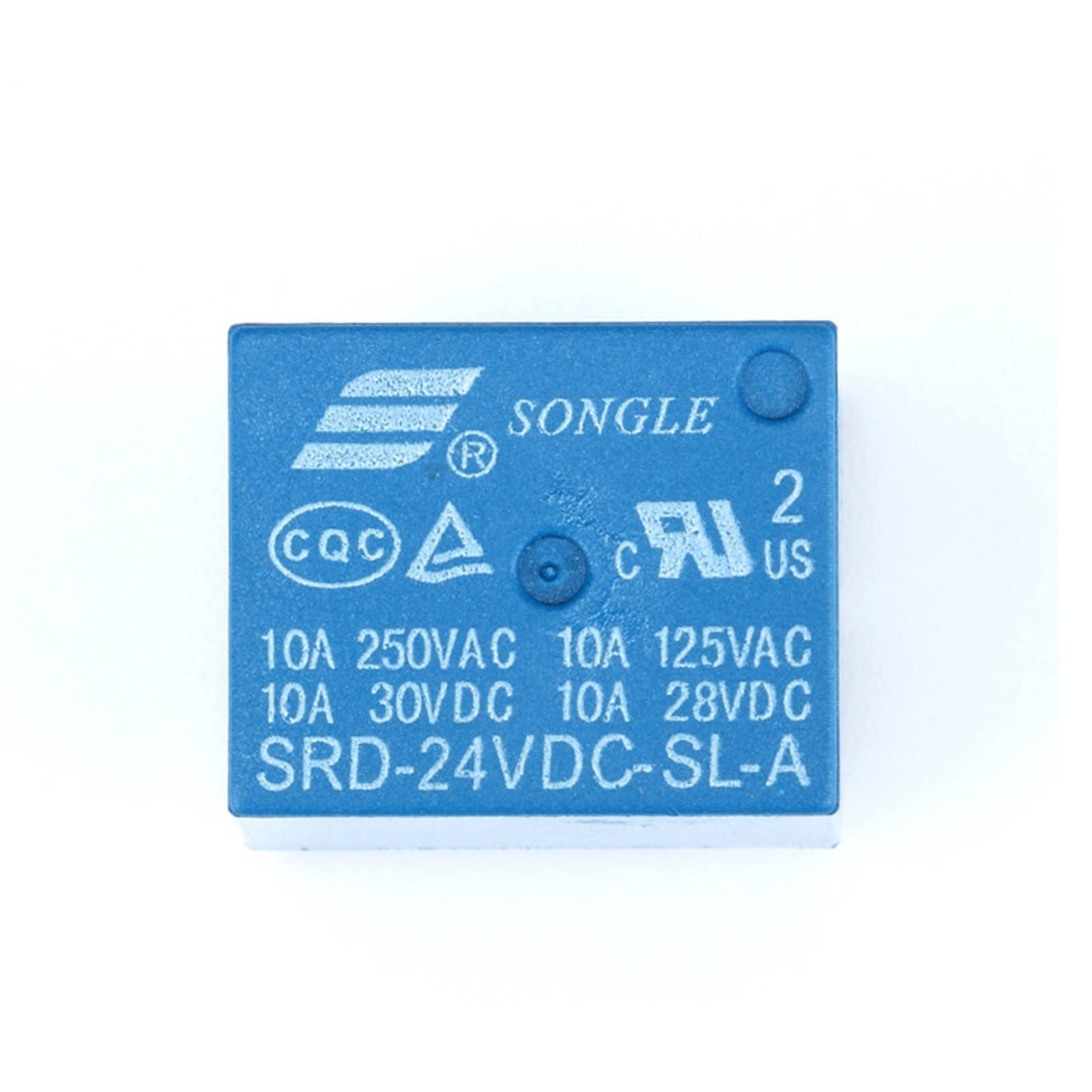 10 pz Relè SRD-05VDC-SL-A 5V 10A 250VAC 4PIN T73 RD-24VDC-SL-A RD-12VDC-SL-A 24V 12V Relè di Potenza 10A (Size : 5V)