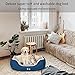 KROSER Deluxe 83cm Dog Bed with Reversible Pillow (Warm and Cool), Super...