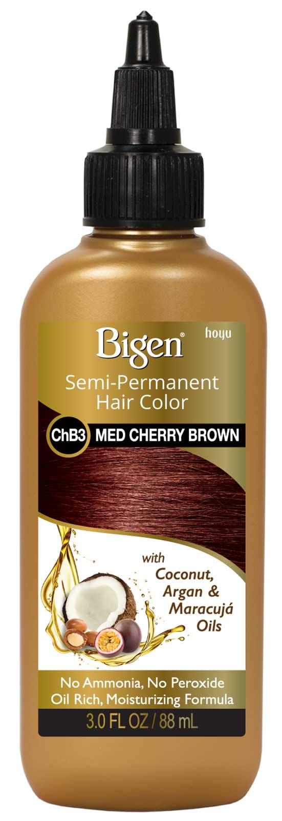 Amazon.com : CHB3 Medium Cherry Brown Bigen Semi Permanent Hair